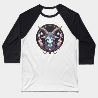 Pastel goth cute baphomet Baseball T-Shirt